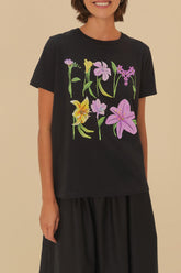 Blusa T-Shirt Fit Flores 343338 Farm Rio